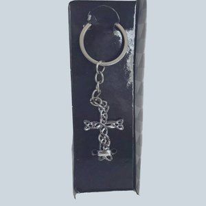 Celtic Cross KEYCHAIN Key Ring fob Gift Box J6766